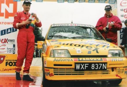 Jacek Sikora i Marek Kaczmarek - Fiat Cinquecento Sporting.